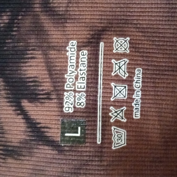 Set Of 4 Tie Dye Yoga Workout Shorts - Picture 12 of 13